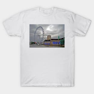 London Eye South Bank River Thames UK T-Shirt